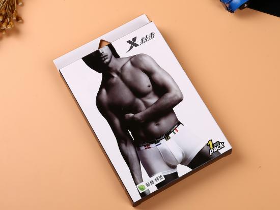 custom paper man panties box design